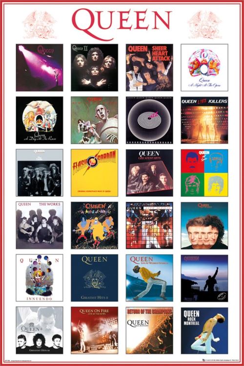 Queen Maxi Poster 61 x 91,5 cm Album Covers
