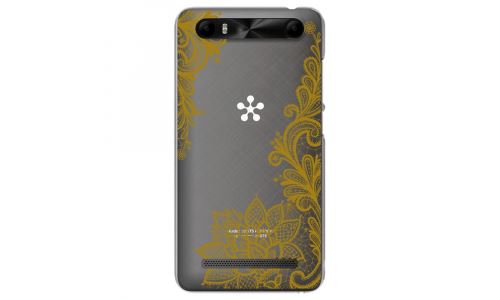 Coque souple pour Konrow Just5 avec impression Motifs Lace gold
