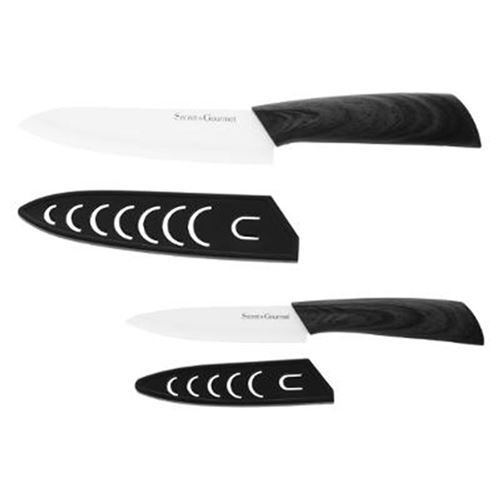 Coffret 2 Couteaux en Céramique Knife 28cm Noir