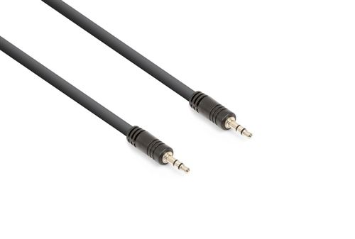 Vonyx Câble audio cordon jack 3,5 stéréo mâle / jack 3,5 stéréo mâle - 3m