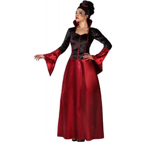 D&eacute;guisement vampire rouge et noire femme Halloween