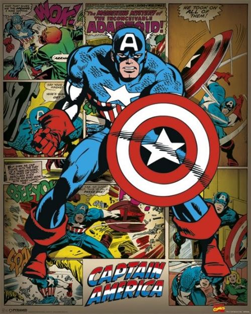 Marvel : Captain America Mini Poster 40 x 50 cm