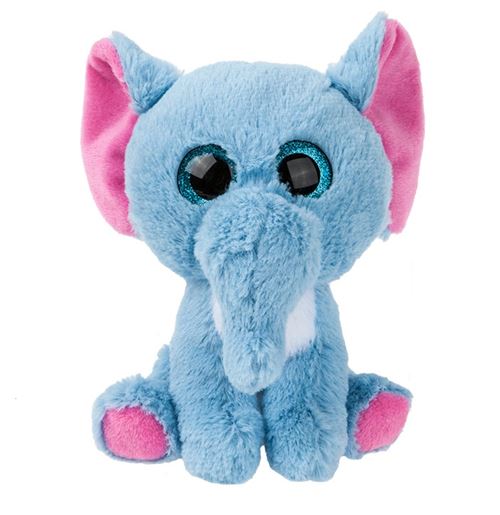 Kamparo peluche Elephant 16 cm bleu