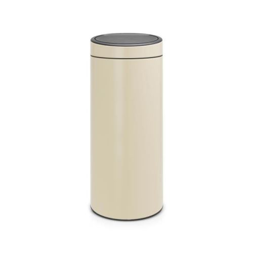 Brabantia poubelle touch bin - 30l - amande 115042
