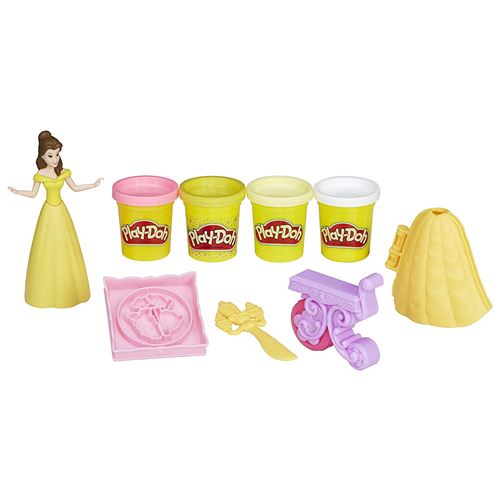 Play-Doh – Disney Princess – La Fête de Belle – Accessoire + 4 Pots