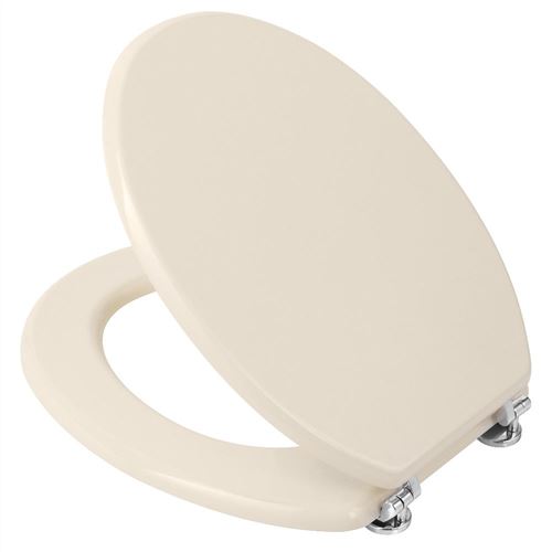 Siège de toilette en MDF couleur champagne