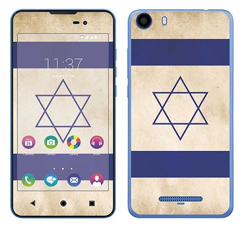 Skin Stickers Pour Wiko Lenny 2 (sticker : Israel Flag)