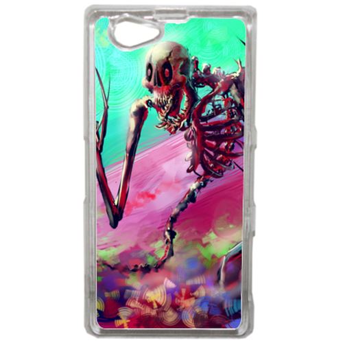 Coque Squellette Fun Compatible Sony Xperia Z1 Mini Transparent