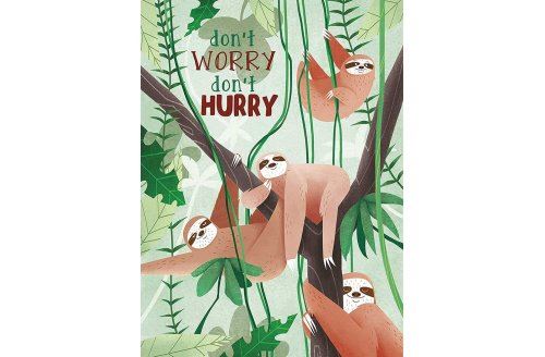 CLEMENTONI Puzzle singe paresseux dans la foret - 500 pieces -  - collection animaux rigolos 