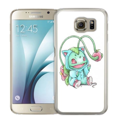 Coque pour Samsung Galaxy S7 pokemon bébé bulbizarre