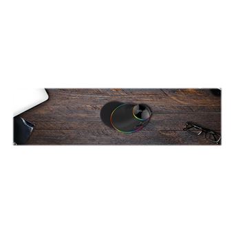 Delux M618-PLUS RGB - Souris verticale - ergonomique - optique - 6 boutons  - filaire - USB - noir - Souris - Achat & prix