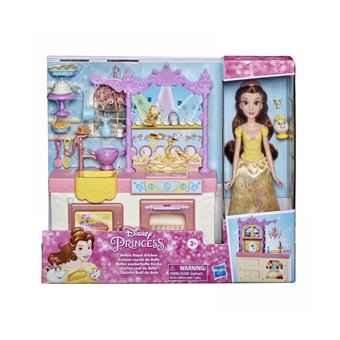 Hasbro Poupée Belle Et Sa Cuisine Royale Disney Princesses jouet fille neuf 