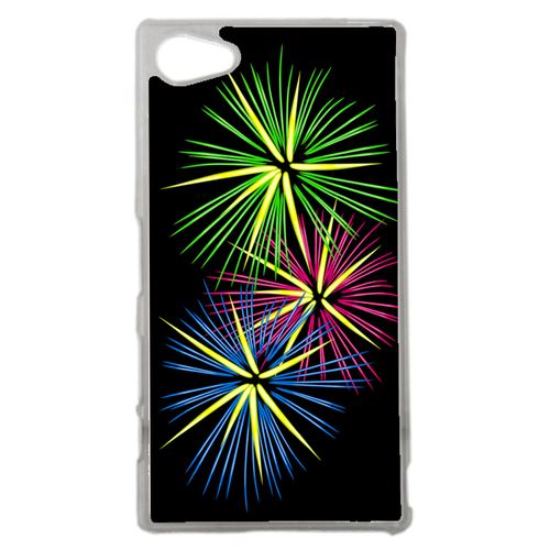 Coque Feu D'artifice Tricolor Compatible Sony Z5 Compact Transparent