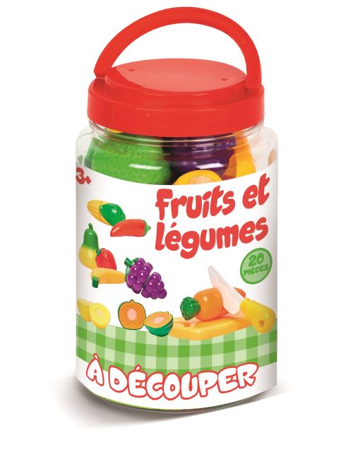 Baril fruits et legumes 18 pièces