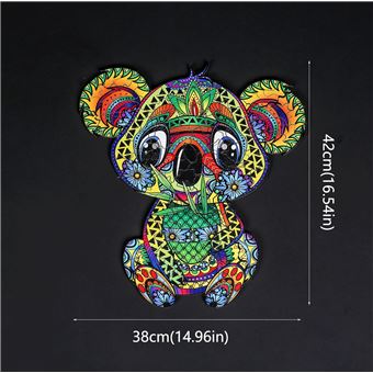 13€03 sur Puzzle 5MM de animal pour enfant en bois - Multicolore - Puzzle -  Achat & prix