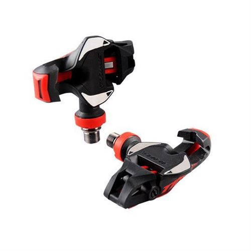 Pedale route auto time x pro 12 carbone axe titane noir/rouge 188gr (pr)