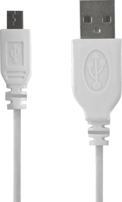 Câble universel de charge et synchronisation USB/Micro USB blanc