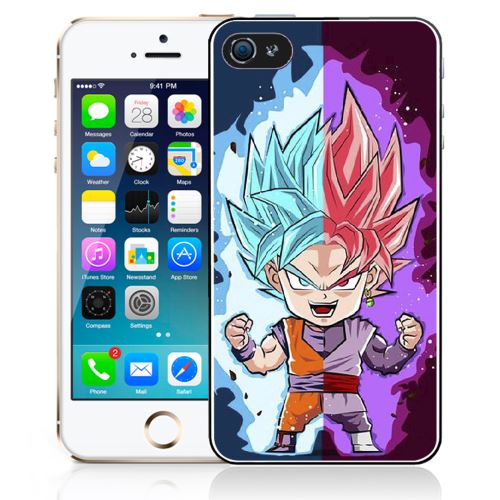 Coque pour iPhone 4/4S dragon ball black goku cartoon