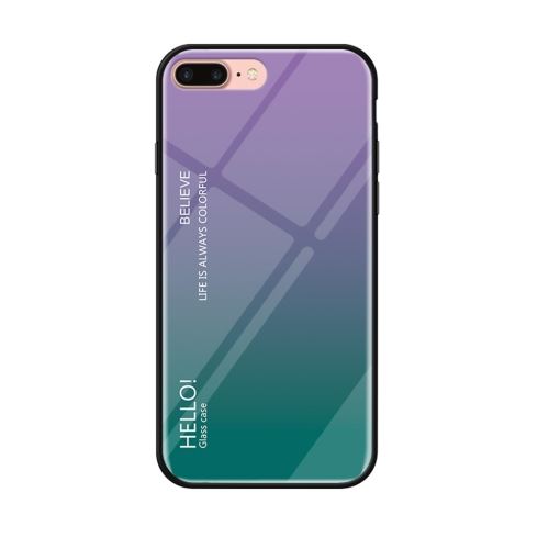 Iphone 8 Plus Coque Protection Plastique Dégradé Violet Als89902