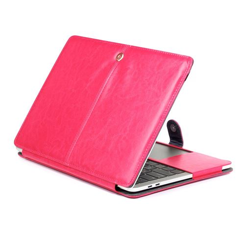 Etui en PU rose pour votre MacBook Air 13.3 pouces A1932 (2018)/Air 13.3 pouces with Retina Display (2018)