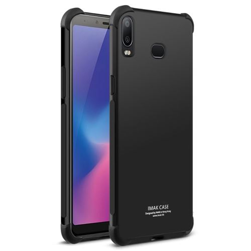 Coque en TPU sensation de peau anti-chute antidéflagrante noir pour votre Samsung Galaxy A6s