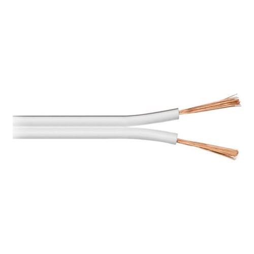 GENERIQUE - Câble pour haut-parleur - 4 mm² - 50 m - Blanc - Image 3