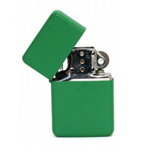 Briquet à Essence Vert - Soft Touch