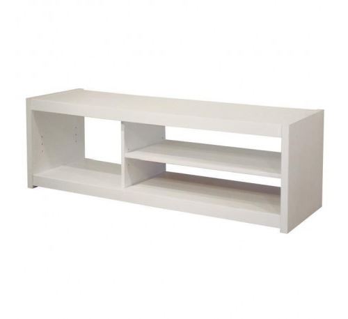 Slone meuble tv contemporain blanc - l 125 cm