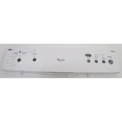 Bandeau de commande de lave vaisselle whirlpool