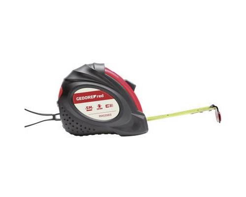 Gedore RED 3301428 Roll Tape Measure 5m bandwidth 19 mm class II