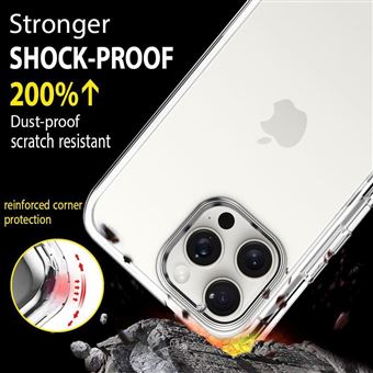 Coque 360° Complète Pour IPhone 13 à 16 Pro Max - Protection Anti-rayures Hybride TPU+PC - Noire