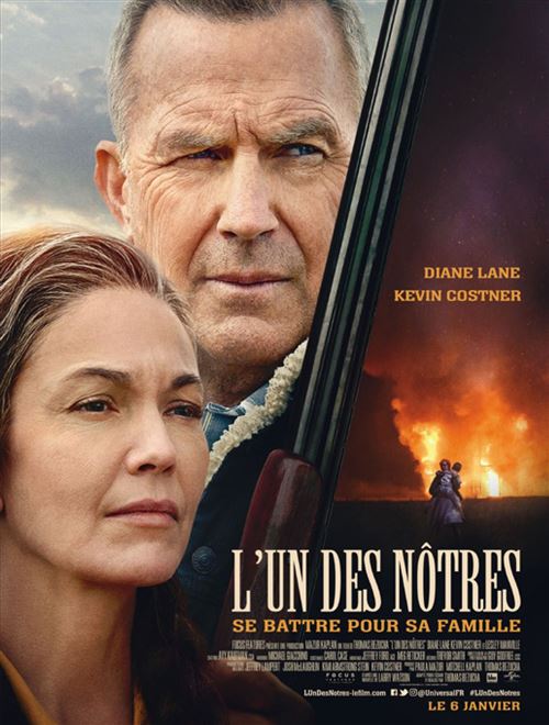 Affiche de Cinéma Originale - L'un des nôtres - 2021 - Kevin Costner - 116x158cm