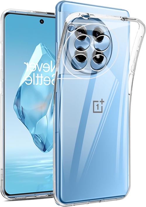 Coque pour OnePlus 12R 5G Souple Transparente Bumper en Gel TPU Invisible XEPTIO
