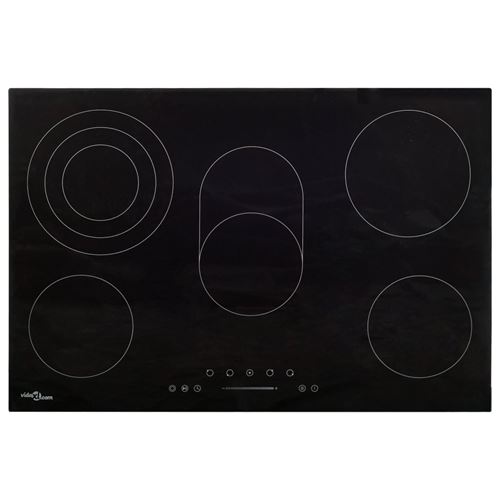 Vidaxl Noir Keramische Kookplaat 5 Kookzones Aanraakbediening 8500 W 90 Cm51441 - Image 2