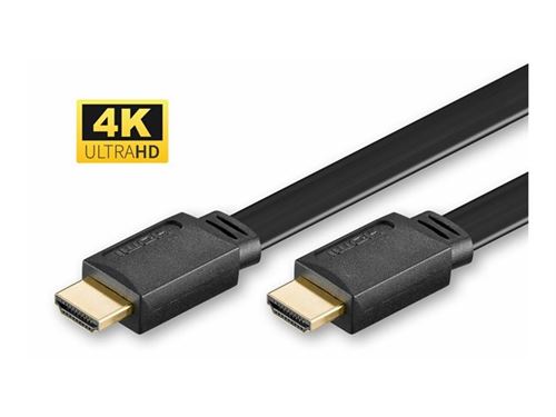 MicroConnect - Câble HDMI - HDMI mâle pour HDMI mâle - 5 m - plat