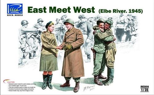 East Meet West (elbe River.1945) - 1:35e - Riich Models