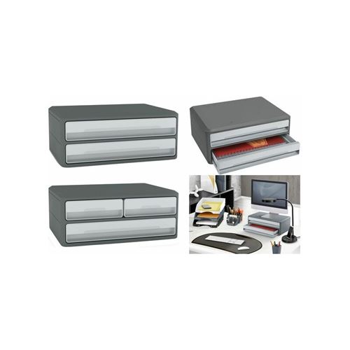 Non Communiqué Gris Cep Module De Rangement Moovup, 2 Tiroirs,