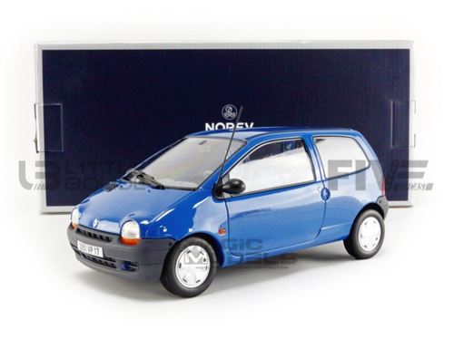 Voiture Miniature de Collection NOREV 1-18 - RENAULT Twingo - 1995 - Blue Cyan - 185295