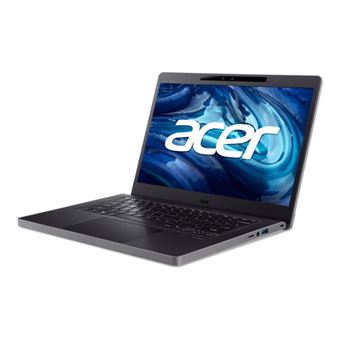 Acer TravelMate B5 14 TMB514-31-TCO - Conception de charnière à 180 degrés - Intel Core i3 - N305 / jusqu'à 3.8 GHz - Win 11 Pro - UHD Graphics - 8 Go RAM - 256 Go SSD - 14" IPS 1920 x 1080 (Full HD) - Wi-Fi 6E - schiste noir - clavier : Suisse Allema