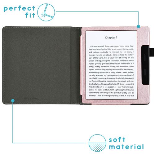 Coque à rabat Slim Hard pour  Kindle 10 Noir iMoshion - Accessoires  liseuse - Achat & prix