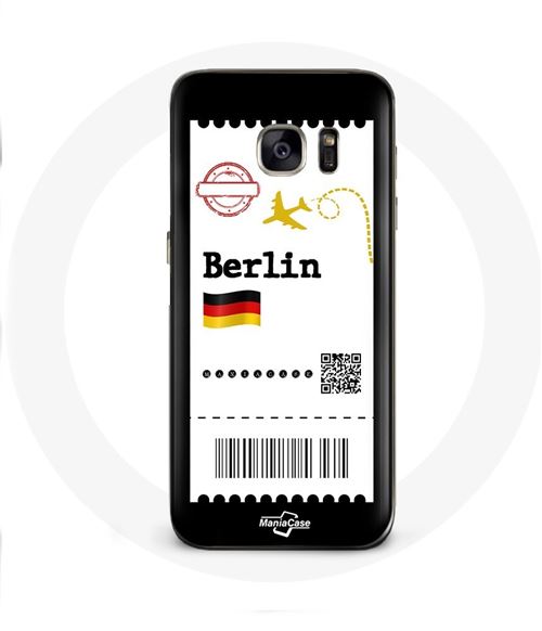 Coque pour samsung galaxy S6 edge Billet d'avion Berlin Maniacase