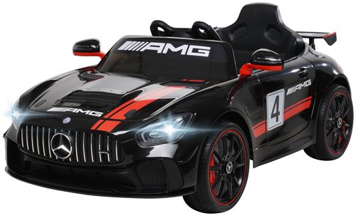 Voiture électrique pour enfants Blakhole sous licence Mercedes AMG GT4 Sport Edition,noire