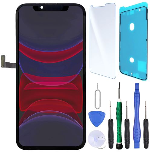 Ecran INCELL Remplacement pour iPhone 13 Mini +Joint d ecran, verre trempé +Kit