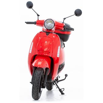 Scooter électrique 50cc - Lycke Simply Rouge - 2100 Watts - Vitesse 50km/h  - Batterie 60V40Ah - Autonomie 90 KMs - Scooter électrique - Achat & prix