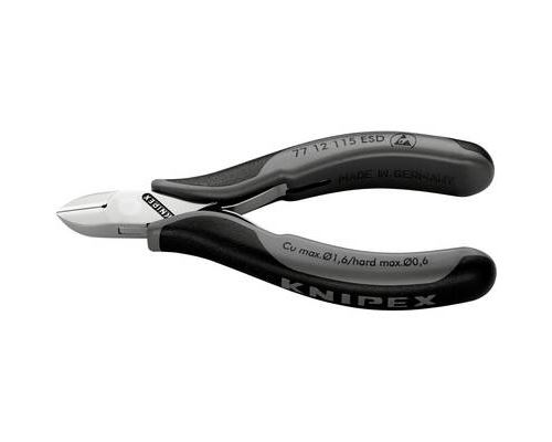 Knipex 77 12 115 ESD ESD Seitenschneider mit Facette 115 mm