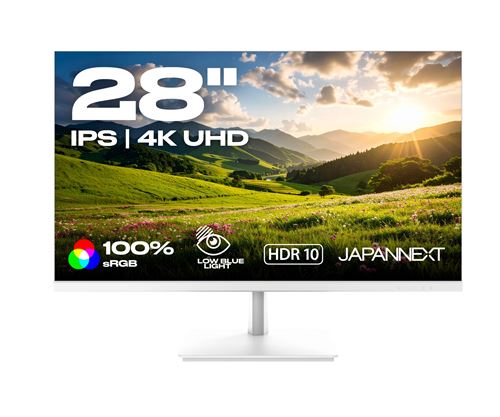 Moniteur Japannext Jn-ips2802uhdr-w 28 pouces IPS 4K UHD 60 Hz 5 ms