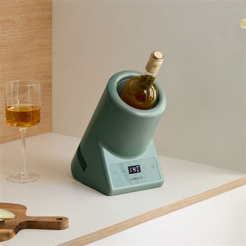 Non Communiqué Bottle Cooler - Refroidisseur De Bouteilles De Vin À Température Réglable - Sauge