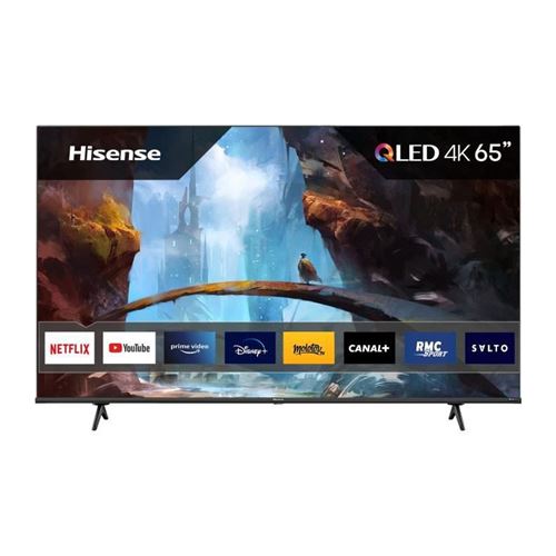 Hisense 65E7HQ - 65 diagonale klasse led-achtergrondverlichting lcd-tv - Smart TV - VIDAA 3840 x 2160 - HDR - D-LED Backlight, ULED - zwart