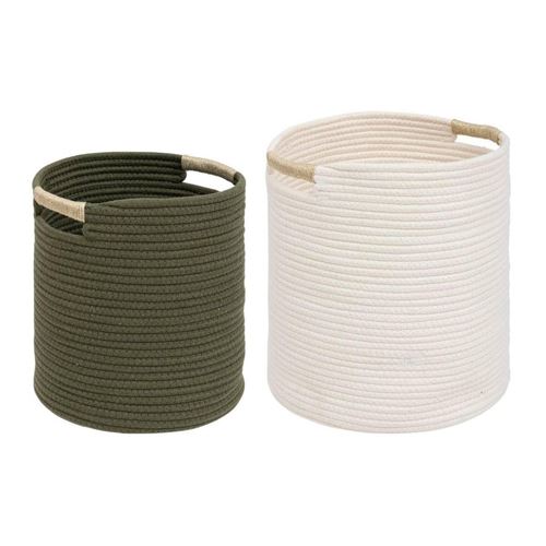 Non Communiqué Multicolore Atmosphera Créateur D'intérieur - Lot De 2 Paniers "Tropical Boudoir" 35Cm