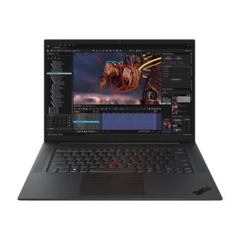 Lenovo ThinkPad P1 Gen 6 21FV - Conception de charnière à 180 degrés - Intel Core i9 13900H / 2.6 GHz - vPro Enterprise - Win 11 Pro - RTX 2000 Ada - 32 Go RAM - 1 To SSD TCG Opal Encryption 2, NVMe, Performance - 16" IPS 2560 x 1600 (WQXGA) @ 165 Hz -